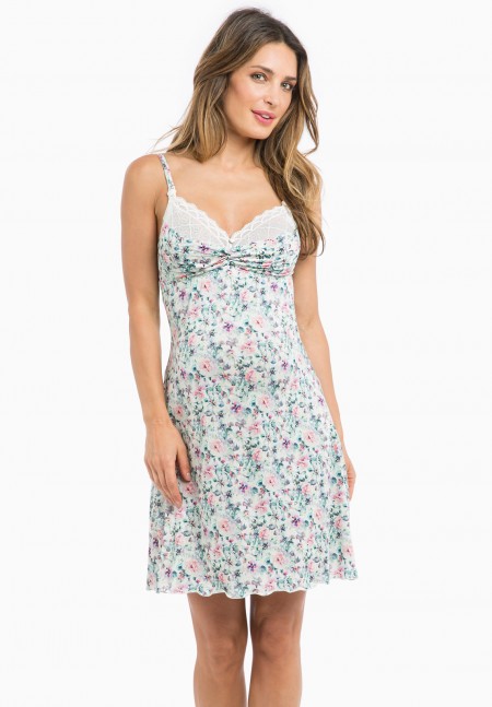 camisón premamá de tiras