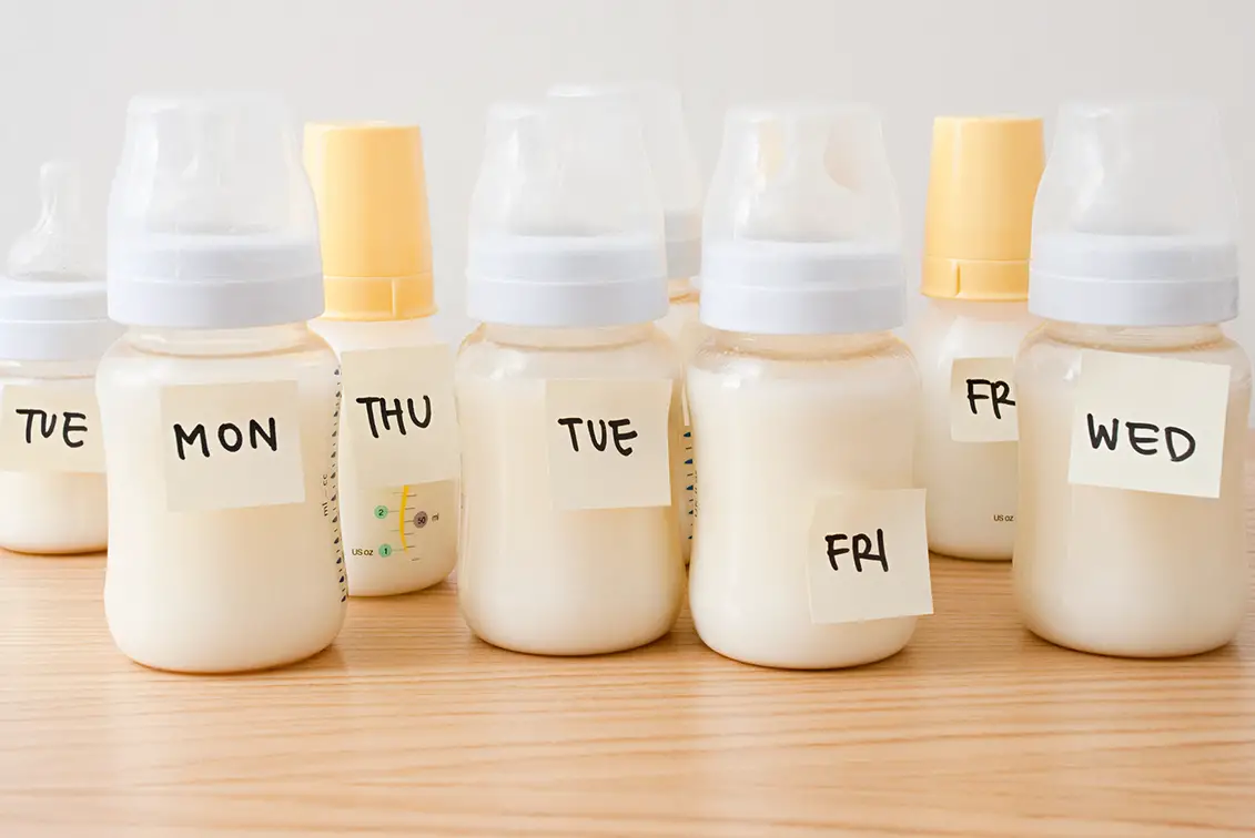 conservación de la leche materna