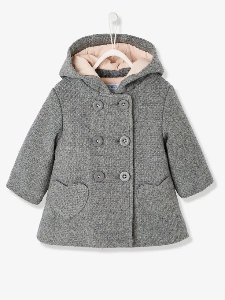 abrigo bebe niña lana