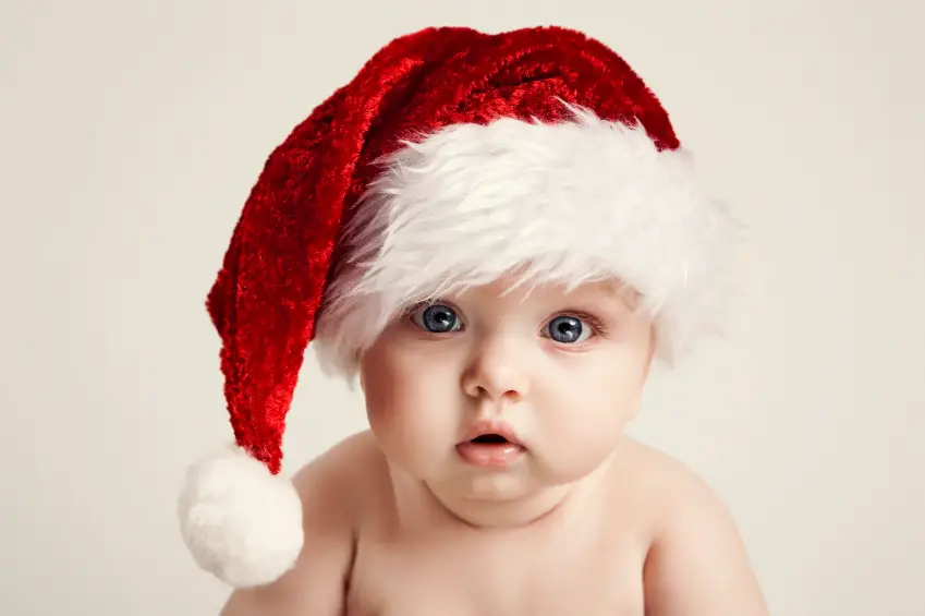 las fotos de la primera navidad del bebe