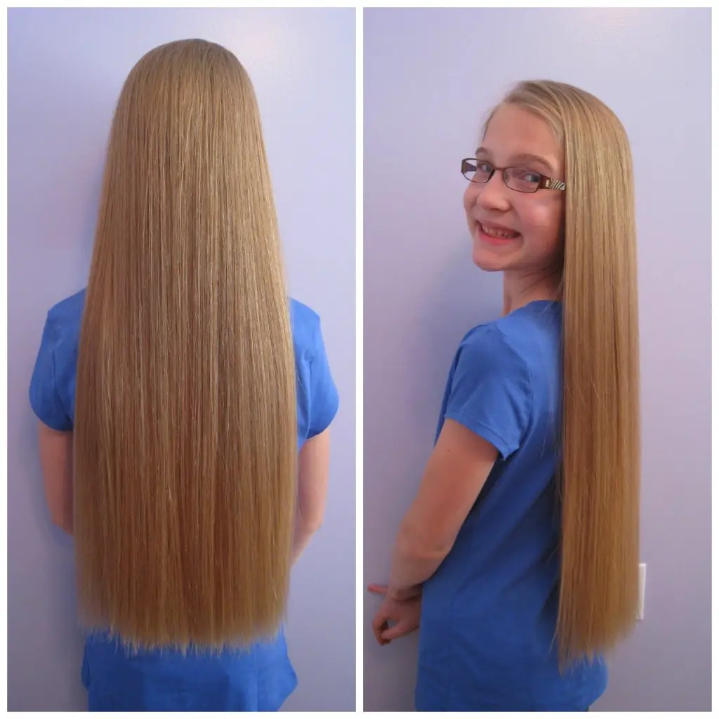 Corte de pelo para niñas con pelo largo y liso