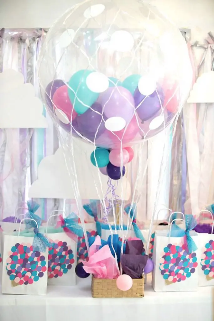 decoración con globos para un baby shower decoración con globos para un baby shower