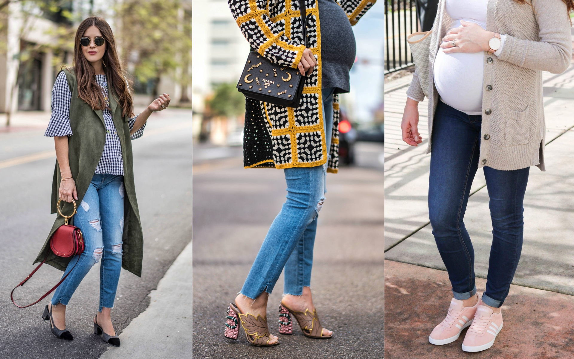 ropa moderna para embarazadas jeans