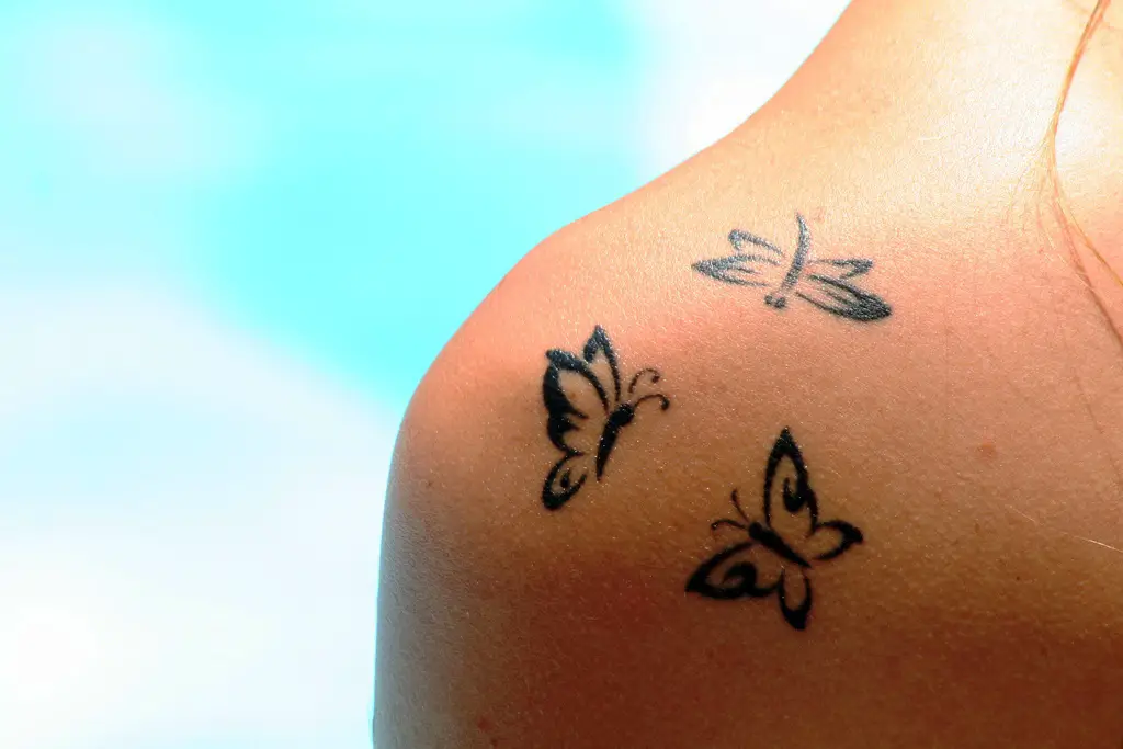 tatuajes para mujeres de mariposa