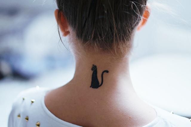 tatuajes para mujeres gato