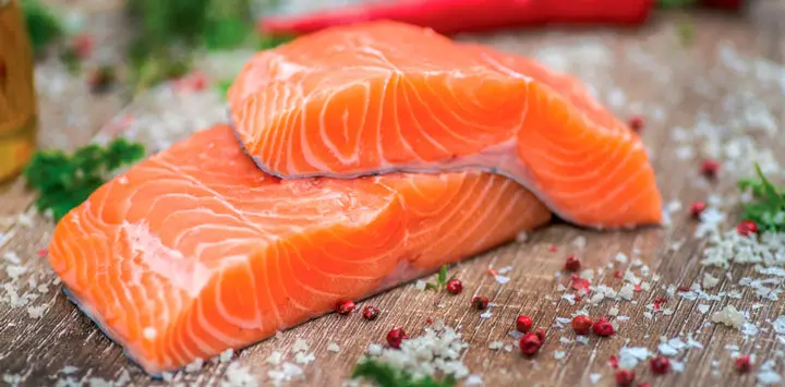 alimentos para embarazadas salmón