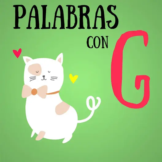 Palabras Con G Cosas Animales Colores Paises Frutas Marcas Y Mas