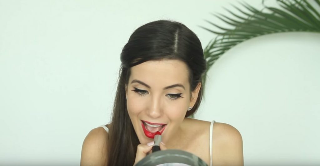 Maquillaje vintage labios envidiables Maquillaje vintage labios envidiables