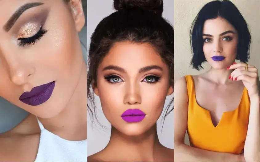 Labios Morados: Los mejores labiales purpuras, morados y violetas (que son  tendencia)