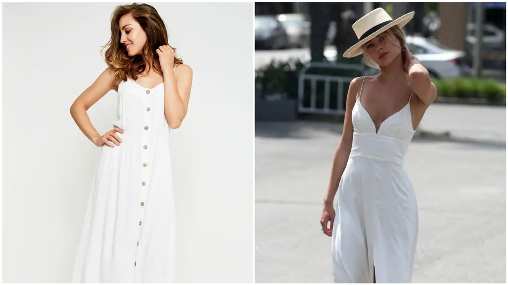50 Vestidos Blancos [cortos y largos] para usar casual o en una fiesta
