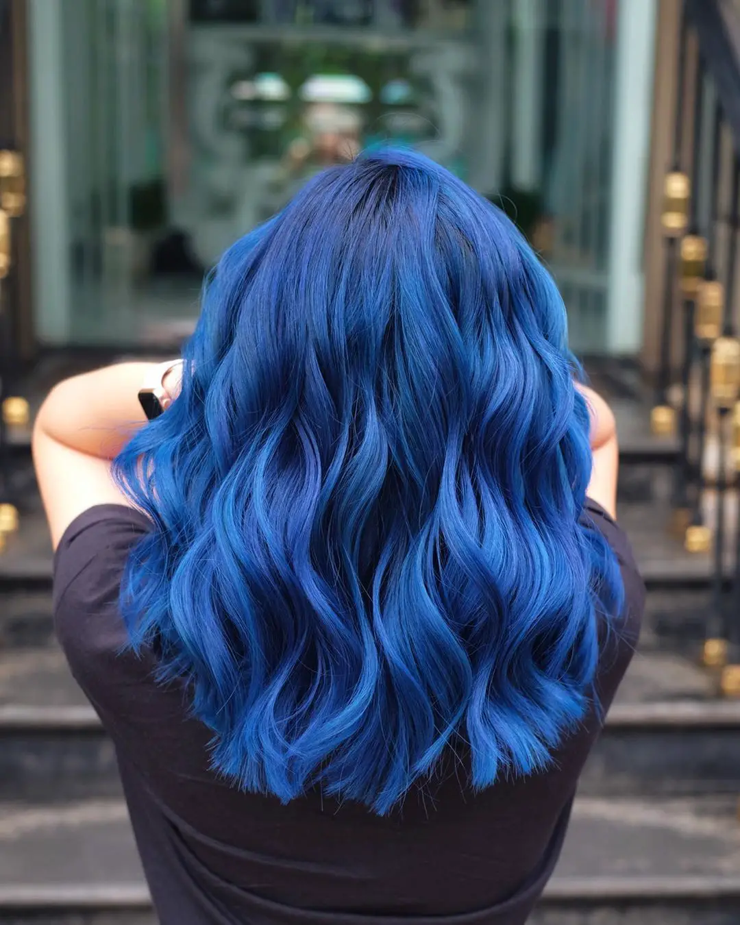 colores de cabello azules