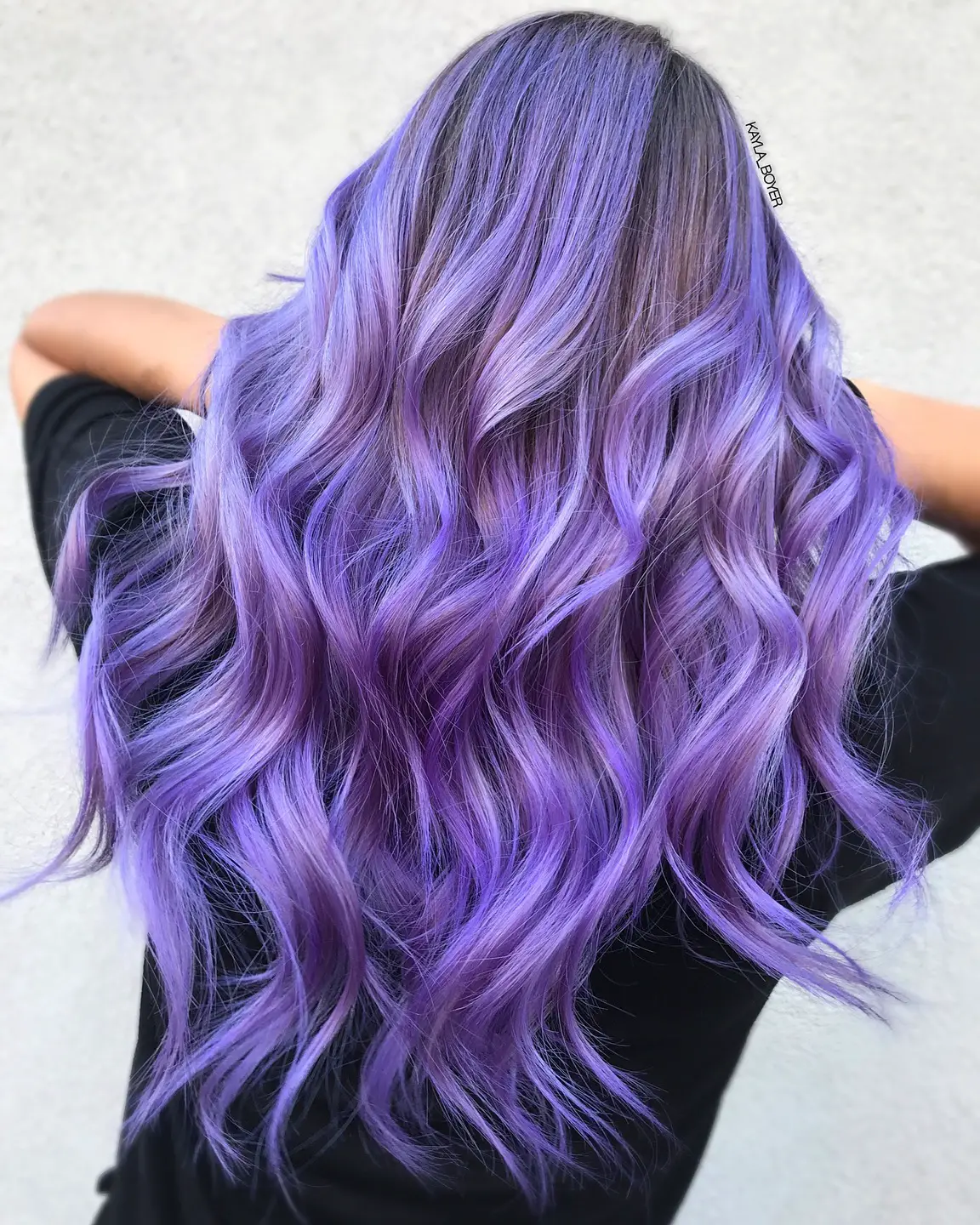 colores de cabello violeta 1