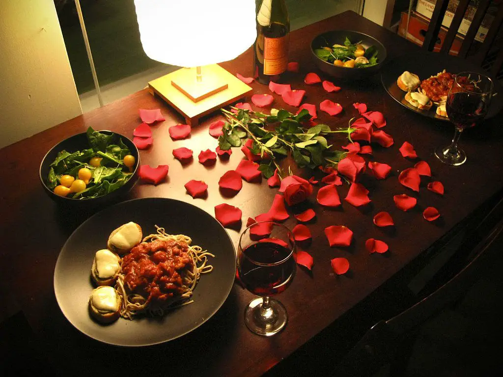 cena romántica 1