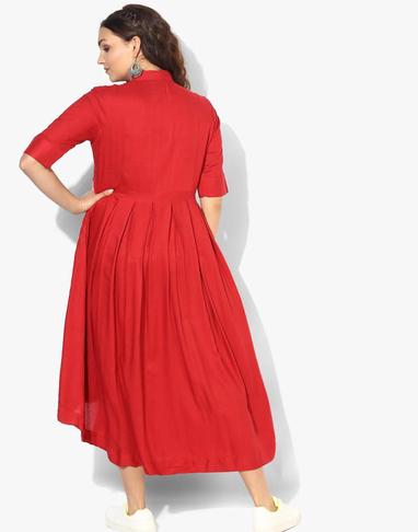 Vestidos rojos para gorditas (bonitos y sensuales) que estilizan la figura