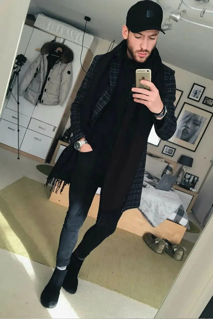 Outfit negros para hombres: Looks \