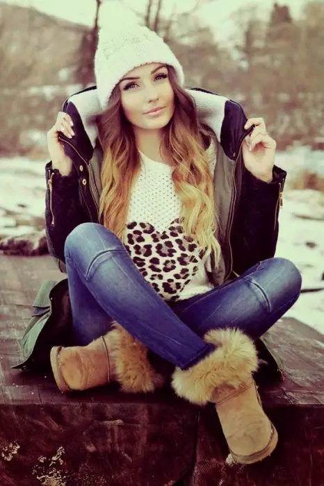 37 Outfits de invierno bonitos (con sweaters y bufandas) para inspirarte