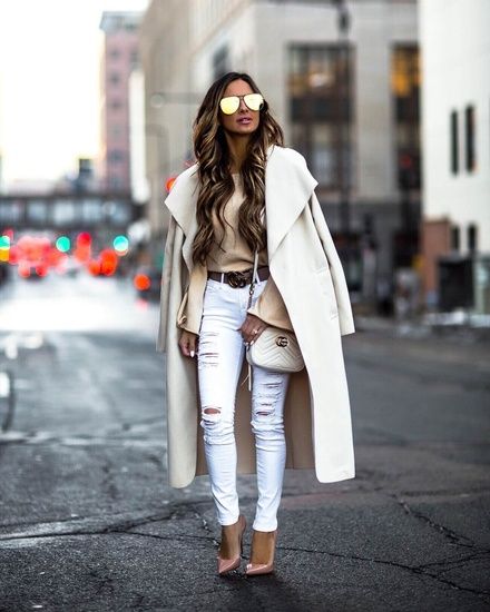 37 Outfits de invierno bonitos (con sweaters y bufandas) para inspirarte