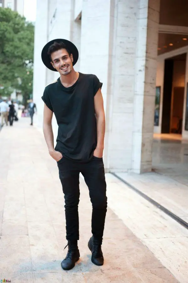 Outfit negros para hombres: Looks \