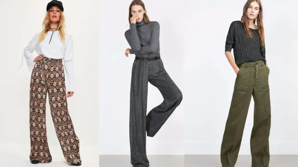 Pantalones Para Mujer - Pantalones Plisados De Pierna Ancha Con Cinturón Con Hebilla De Diamantes De Imitación (talla : M