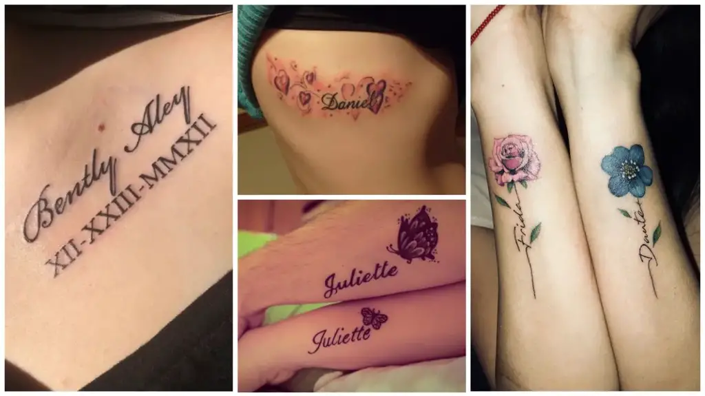 Amor De Madre 27 Ideas De Tatuajes De Nombres De Hijos Para Mamas Que Aman La Tinta