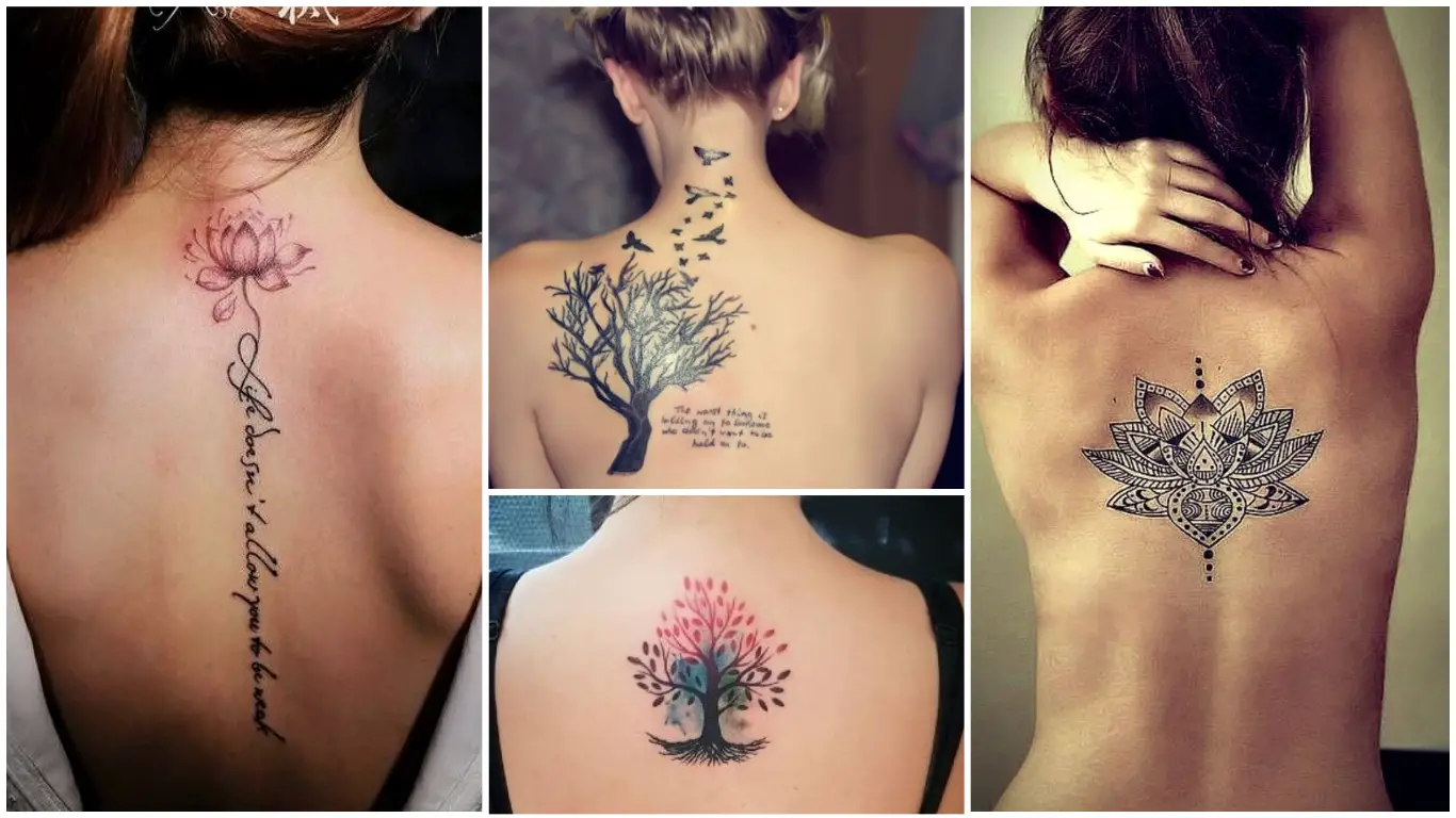 30 Tatuajes para mujer en la espalda más sensuales, bonitos y con  significado