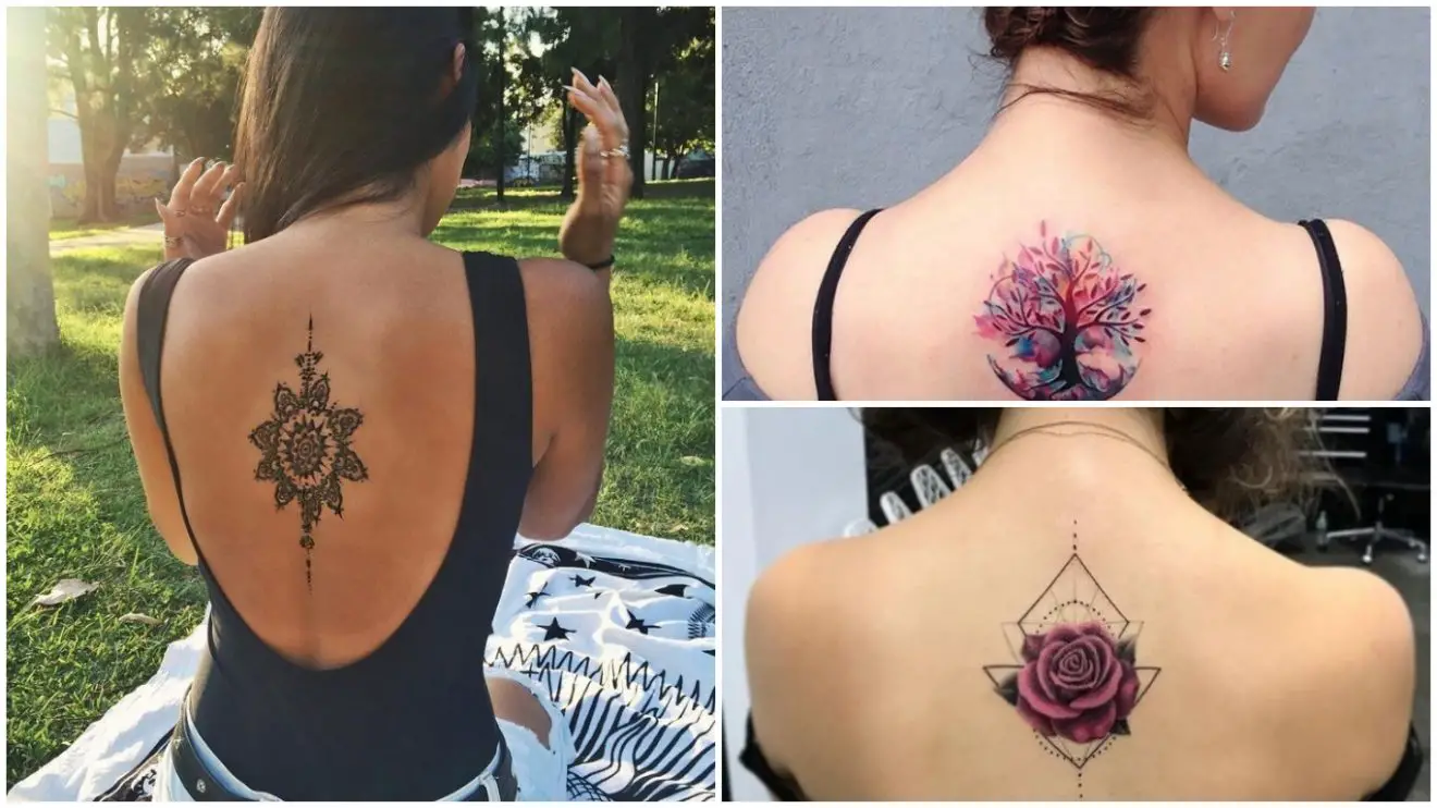 Tatuajes Modernos Para Mujer En La Espalda