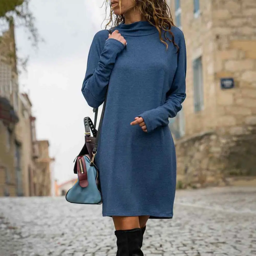 Vestidos de invierno ¡Como vestir de casual y elegante para no morir de