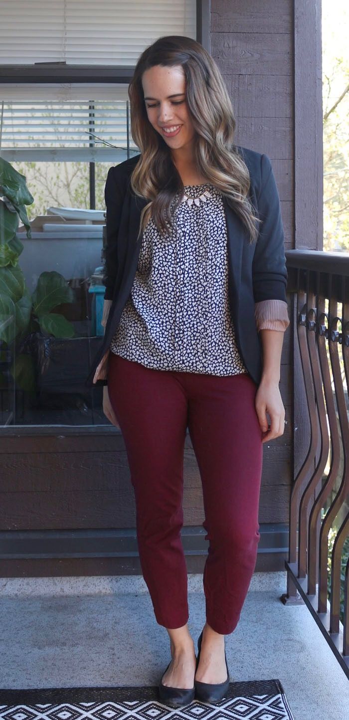 29 Ideas y estilos de outfit con pantalón vino ¡Combinalos como una diva!