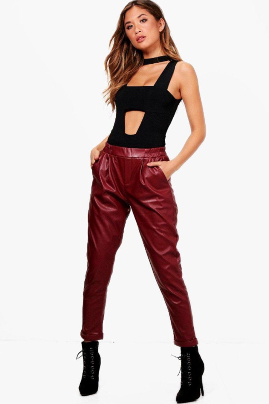 29 Ideas y estilos de outfit con pantalón vino ¡Combinalos como una diva!