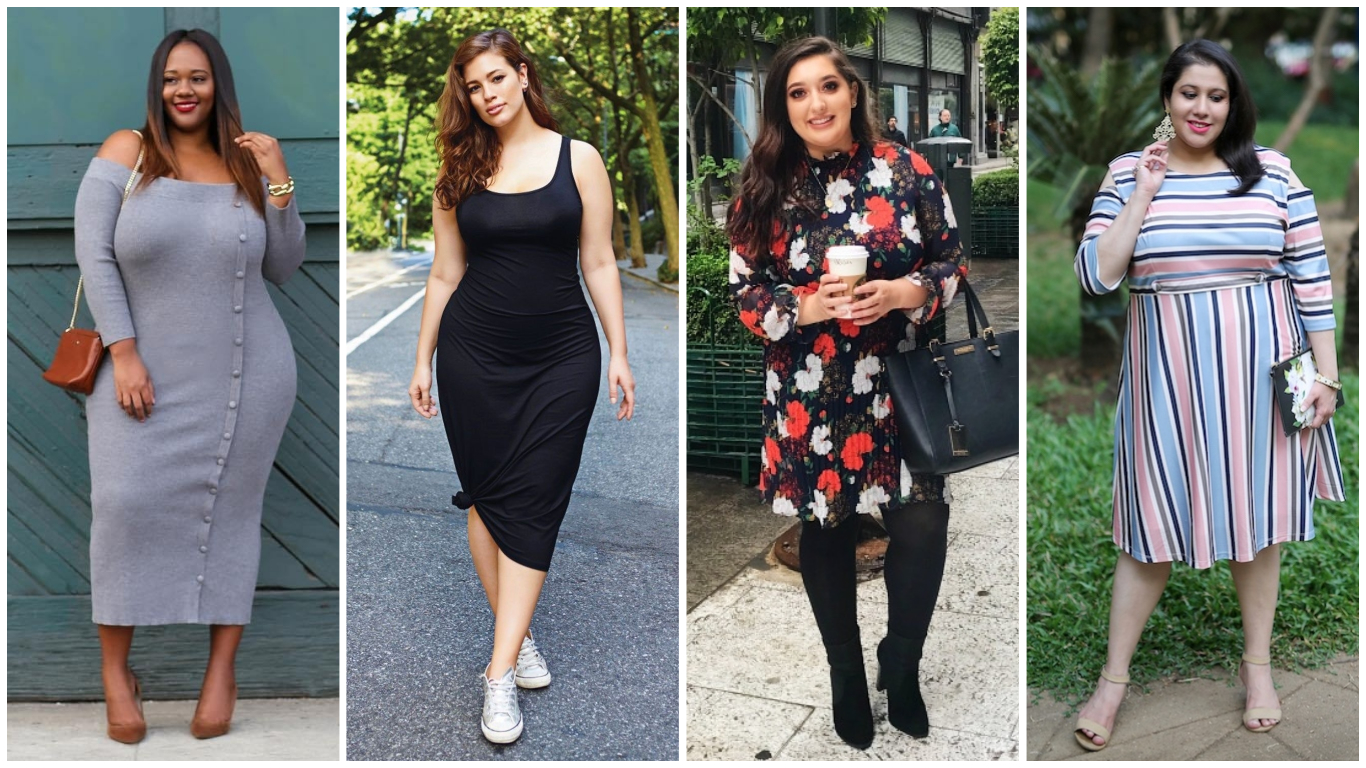 28 Looks de vestidos casuales para gorditas con actitud, empoderadas y muy  femeninas
