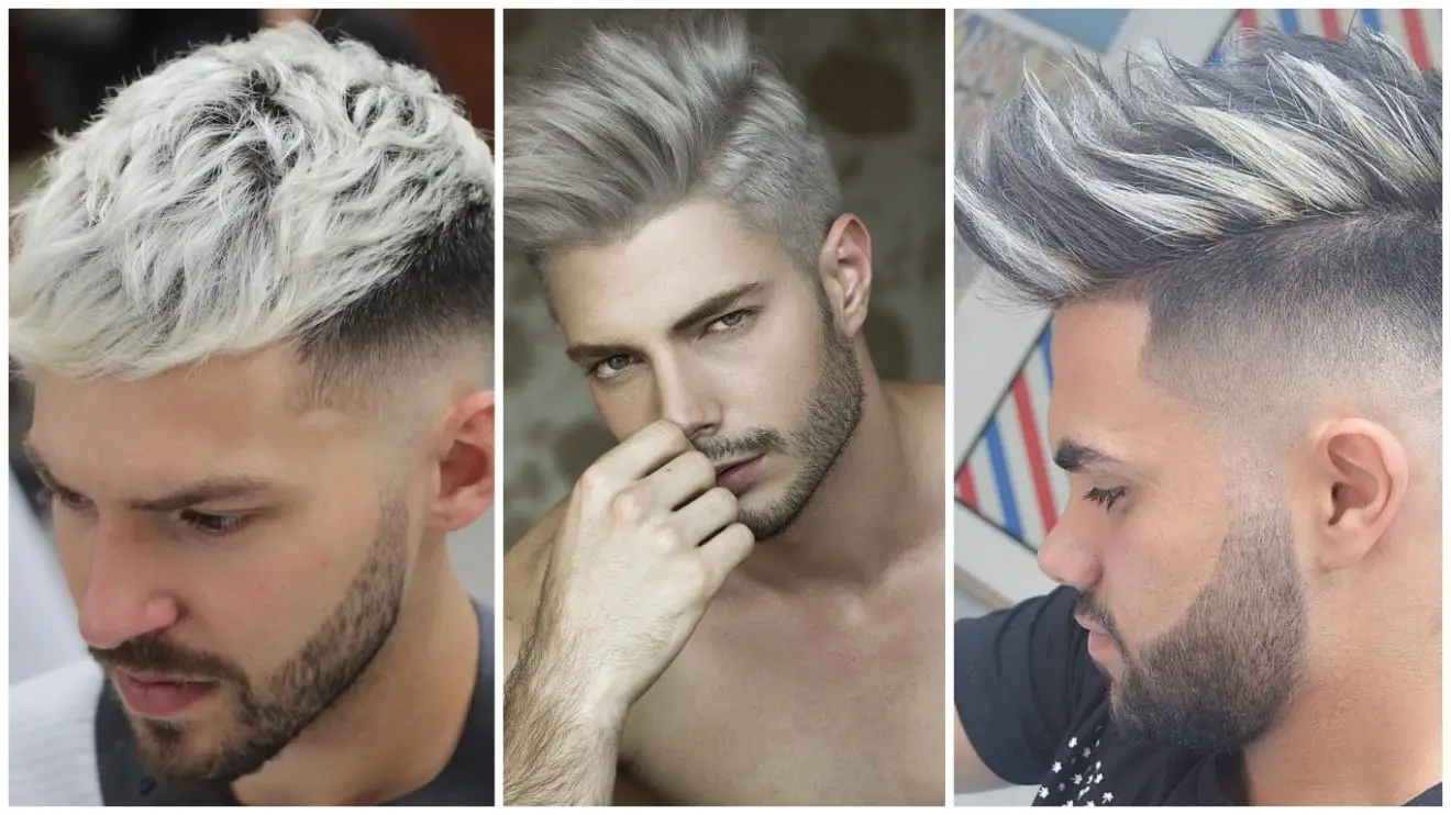 Mechas Platinadas Para Hombre Looks 2021