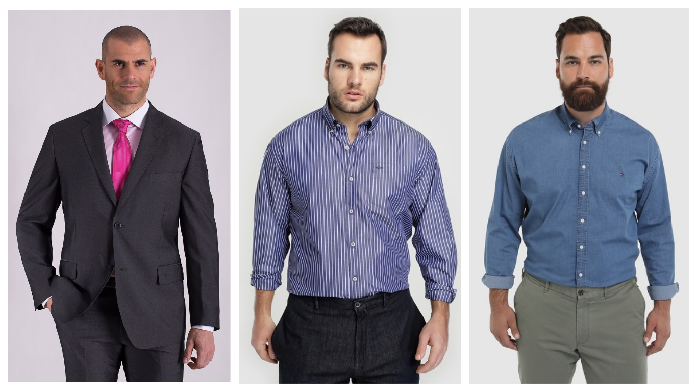Qué ponerte si gastas una talla grande? Consejos de estilo para hombres XL  - Blog Ohtalla
