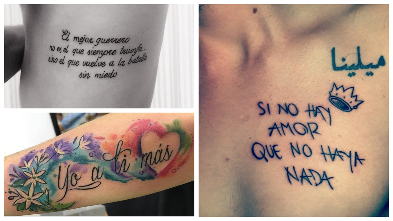Tatuajes con frases de amor ¡Ideas para marcar tu piel en pareja!