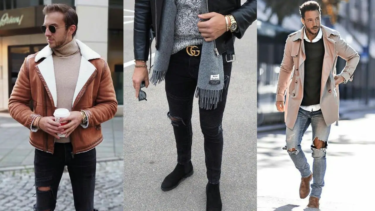 Como vestir para invierno? Outfits & Looks de moda masculina para el hombre  trendy