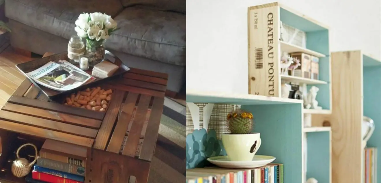 Decoración con cajas de madera ¡Ideas para ambientar fiestas & hogar!