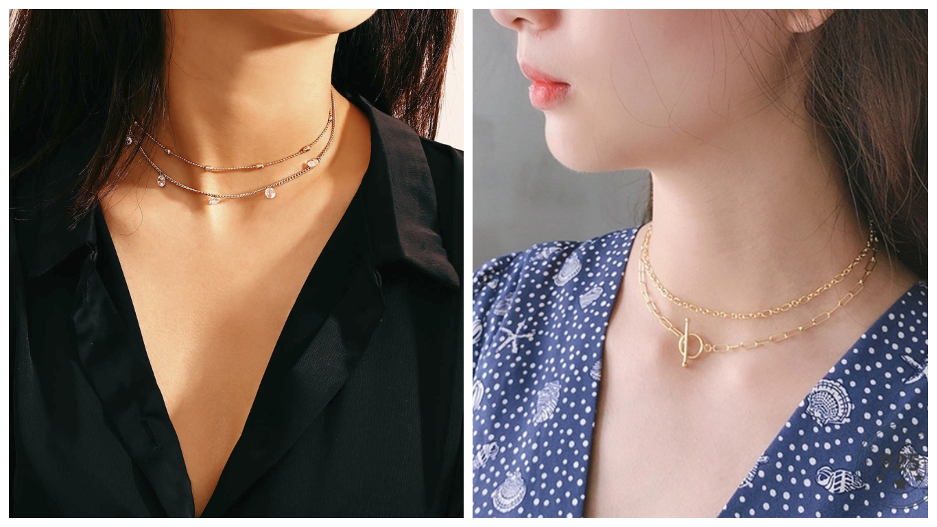 Collares de oro ¡25 Modelos + tips para combinarlos con tu outfit!