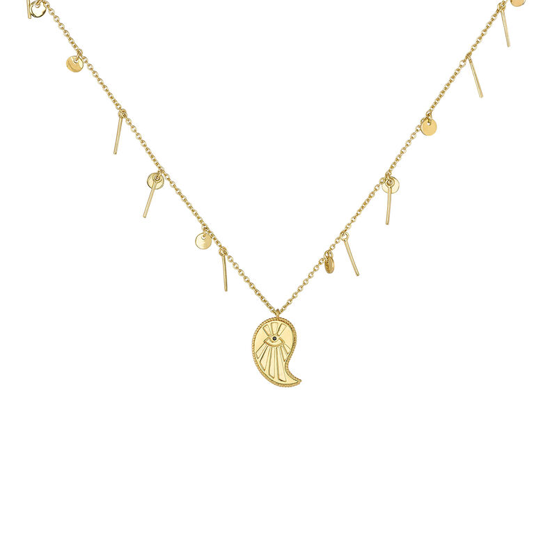 Collares de oro ¡25 Modelos + tips para combinarlos con tu outfit!