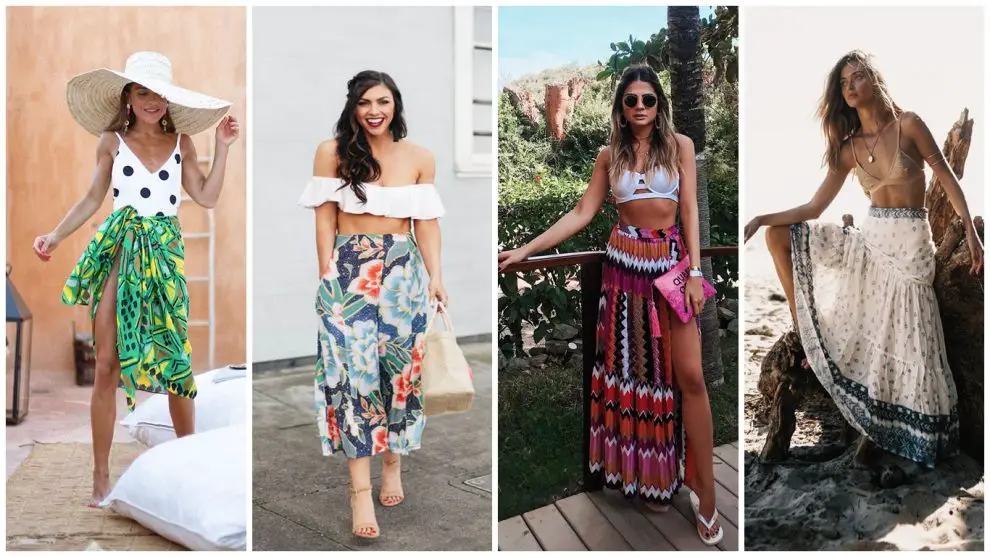 +18 Faldas para playa para un perfecto outfit de verano