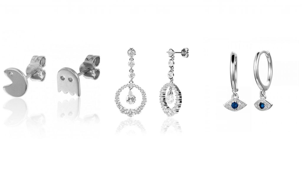 pendientes de plata