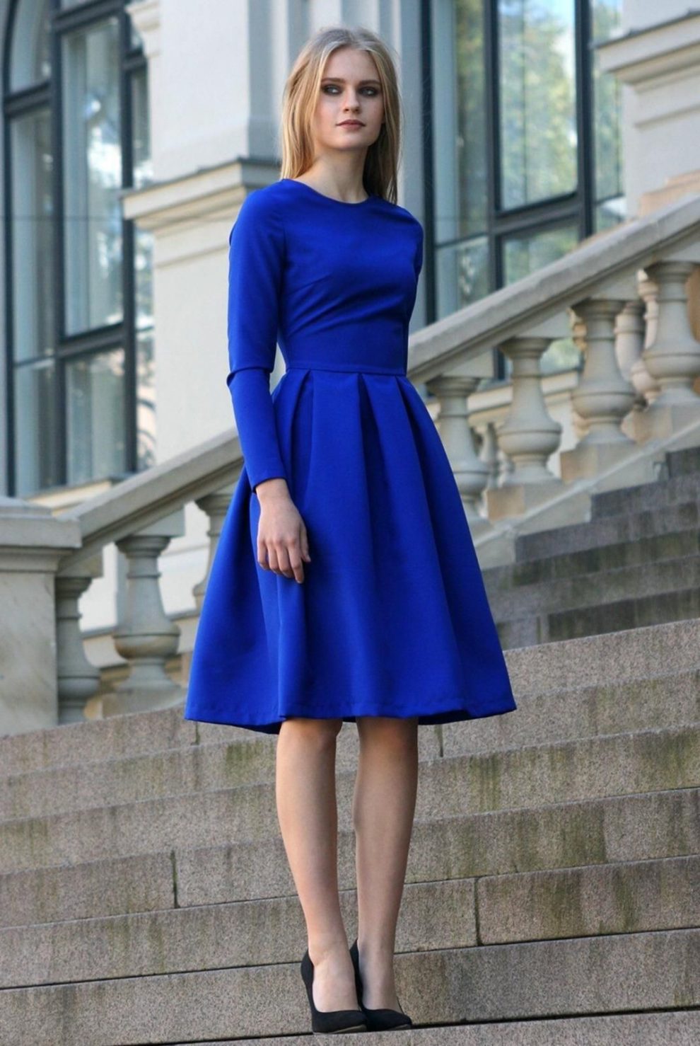 Formas De Llevar Un Vestido Azul Y Lucirte Con El Mejor Outfit