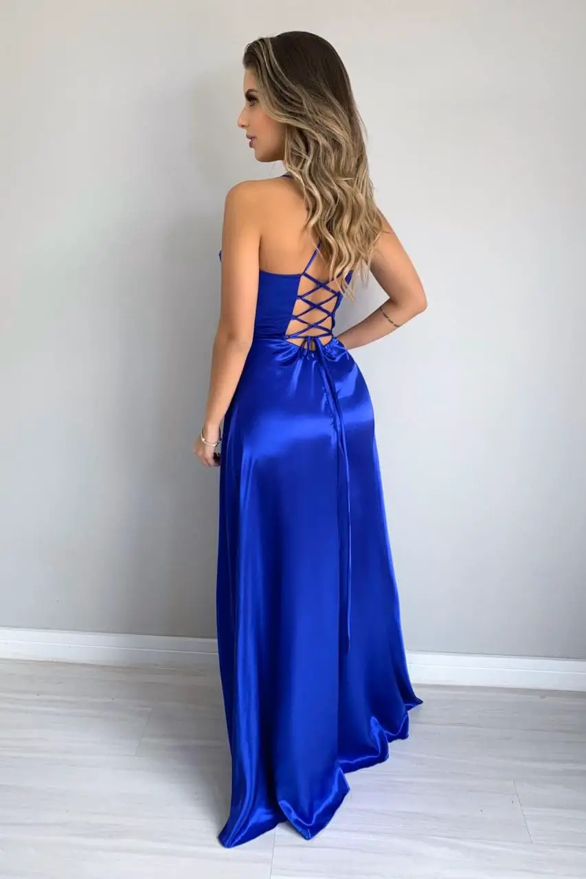 25 Formas de llevar un Vestido azul y lucirte con el mejor outfit
