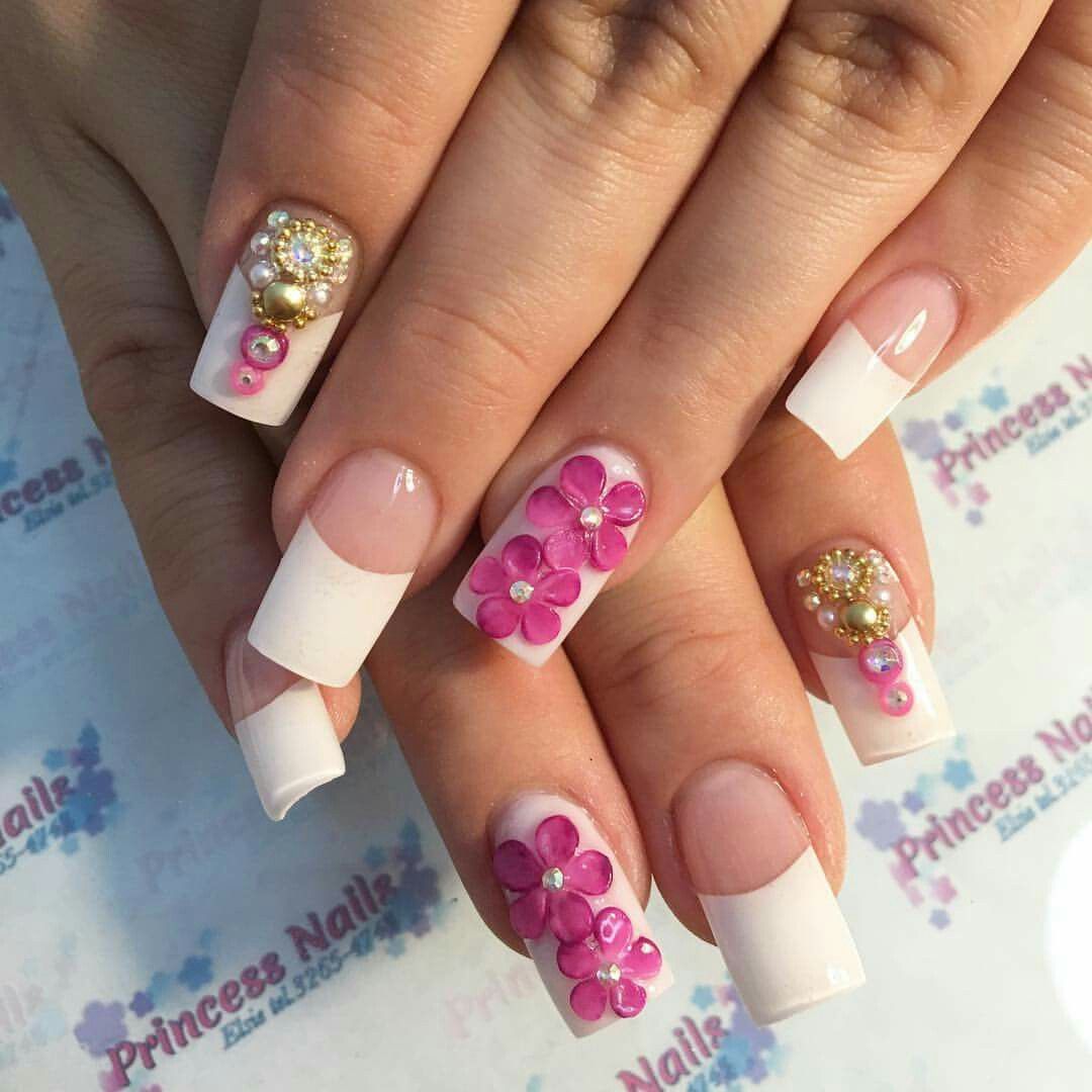 Uñas acrílicas decoradas ¡Los modelos más top del momento!