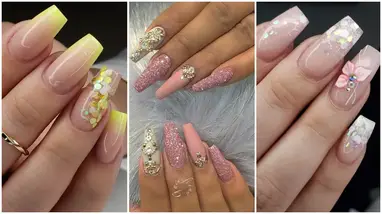 Uñas acrílicas decoradas, top model del momento