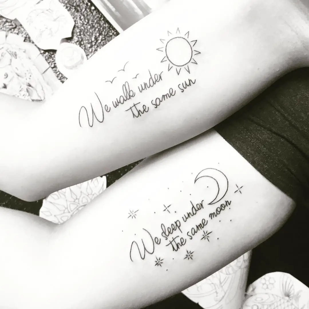 tatuaje de sol y luna 