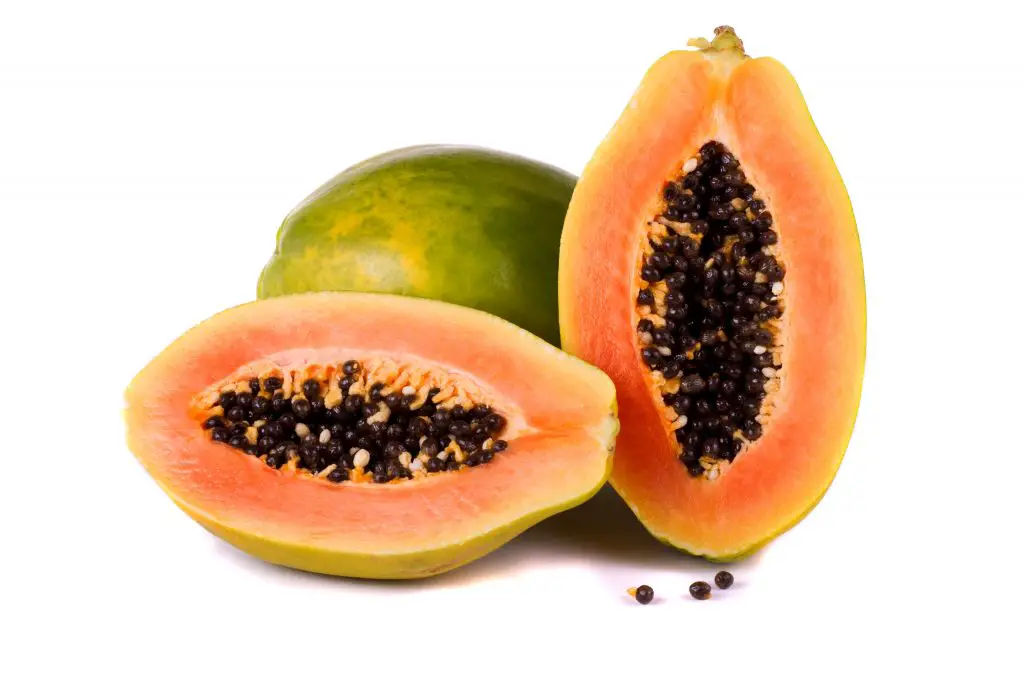 frutas frescas papaya