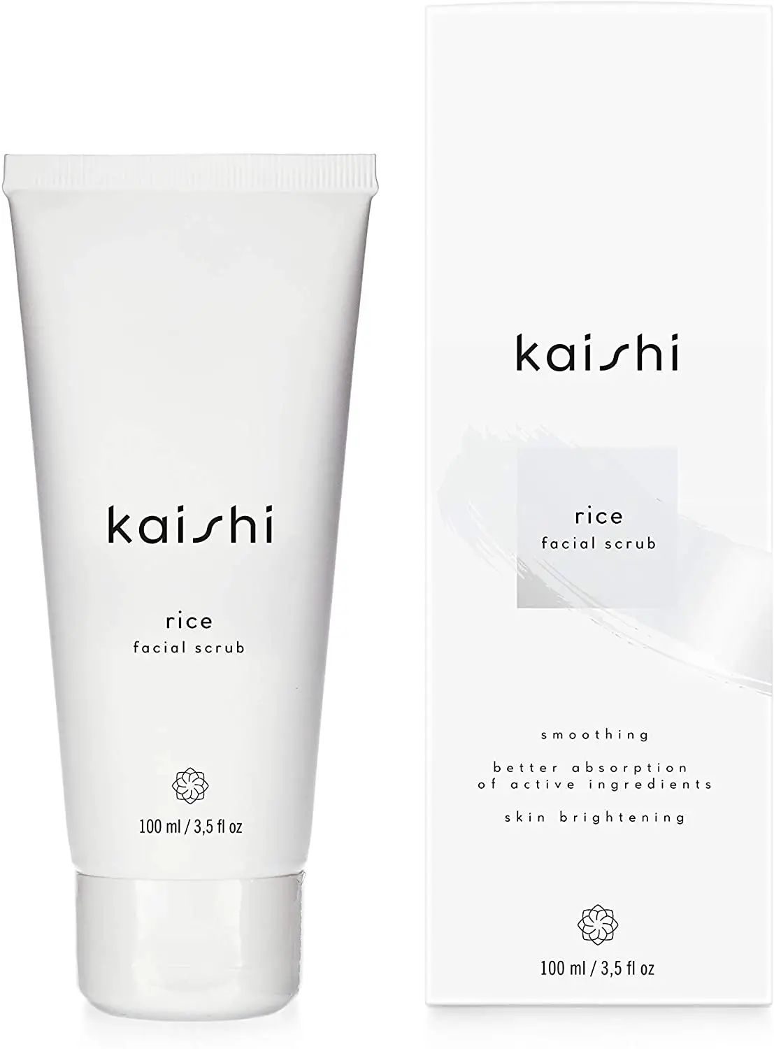 crema exfoliante para la cara Kaishi - Exfoliante facial de arroz