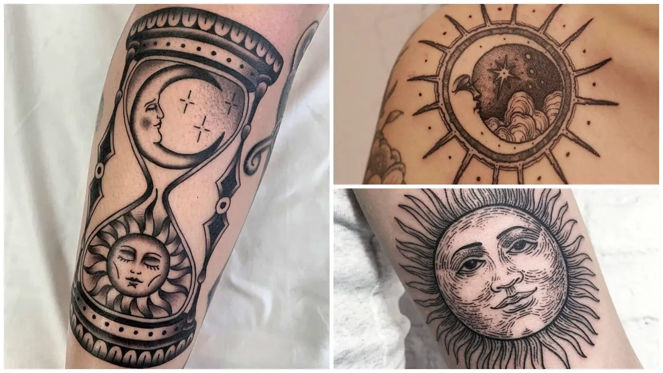 tatuajes de sol y luna