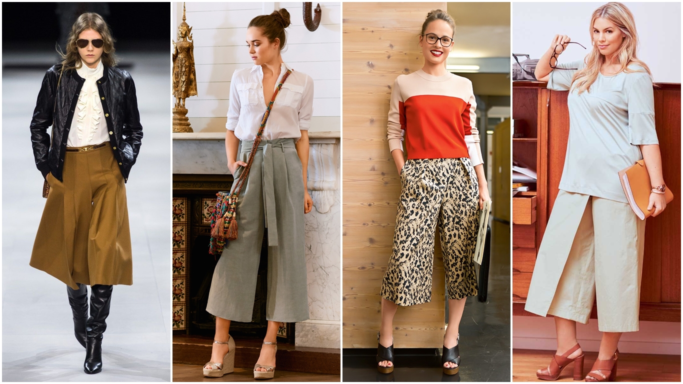 13 Estilos de falda pantalón para vestir cómoda y moderna