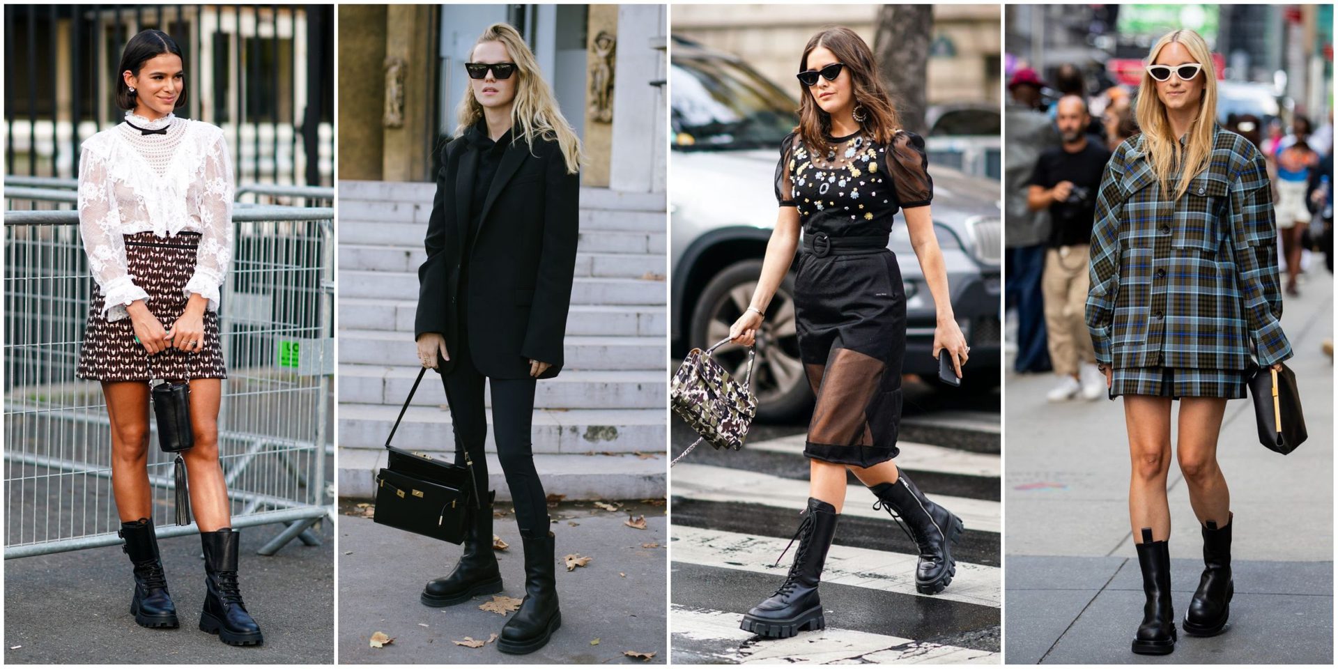 Botas negras militares: Looks informales para llevar en invierno