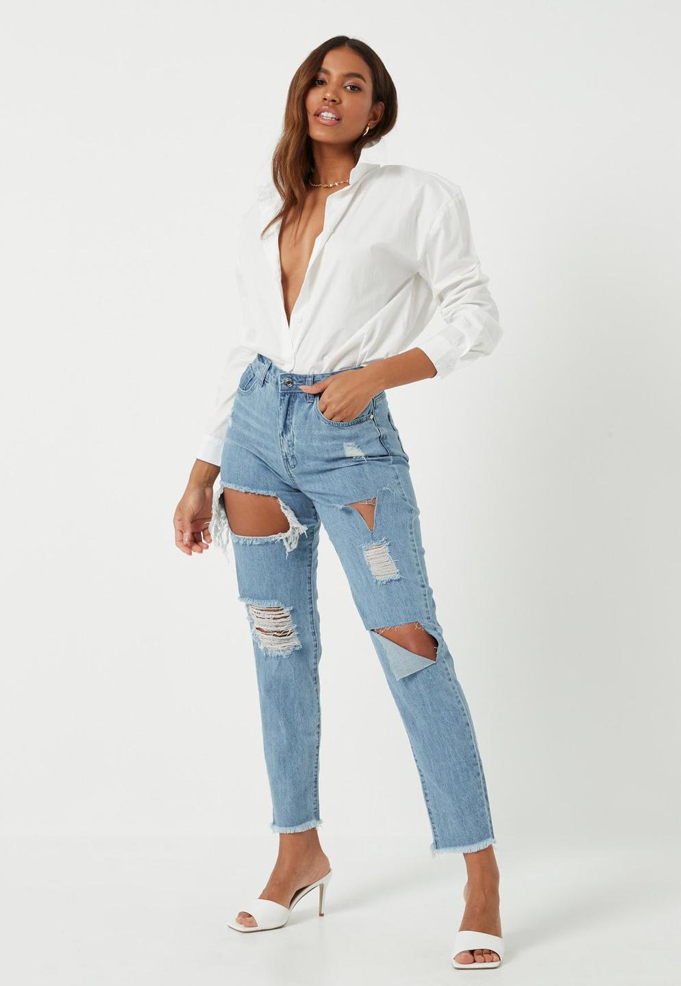 20 Outfits de tacones con jeans que te salvan cualquier día de la semana